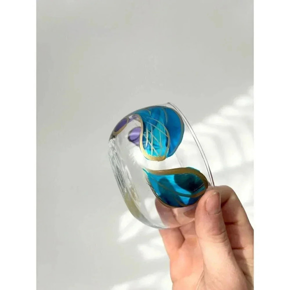 Italian Hand Painted Delicate Oggetti Dell'Artigianato Artistico Candy Jar - Picture 7 of 10